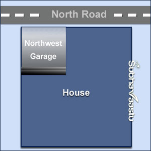 Northwest lower garage floor