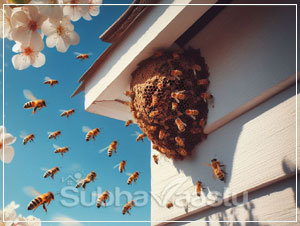Honey bee nest in home is good or bad